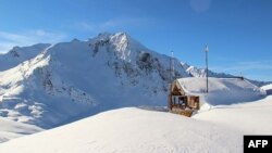 An undated picture shows the site of an avalanche that killed five French Foreign Legionnaires near the resort of Valfrejus in the French Alps on Jan. 18, 2016.