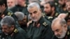 FILE - In this photo from an official website of the office of the Iranian supreme leader, Revolutionary Guard Gen. Qassem Soleimani, center, attends a meeting in Tehran, Iran, Sept. 18, 2016. A U.S. drone strike near Baghdad International Airport killed Soleimani Jan. 3, 2020. 