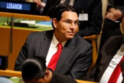 Israeli Ambassador to the United Nations Danny Danon listens to speakers at the 74th session of the United Nations General Assembly, Sept. 24, 2019.