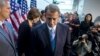 House Speaker John Boehner, R-Ohio, walks away from the microphone during a news conference after a House GOP meeting, Capitol Hill, Washington, Oct. 15, 2013.