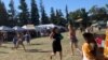 Hali ilivyokuwa wakati wa shambulizi la bunduki katika tamasha la kilimo na chakula California, Marekani, Jumapili 07.28.2019.