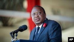 Rais wa Kenya Uhuru Kenyatta.
