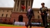 U.S. Defense Secretary Ashton Carter inspects a Guard of Honor during his ceremonial welcome in New Delhi, India, Wednesday, June 3, 2015.