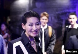 Kim Sung-Joo, Chairperson of MCM Holding AG, attends an opening ceremony for a MCM flagship store in Seoul, South Korea, April 21, 2016.