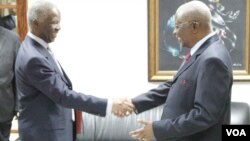 Thabo Mbeki e Armando Guebuza