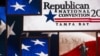 Republican National Committee Chairman Reince Priebus unveils the stage for the upcoming Republican National Convention in Tampa, Florida August 20, 2012. 