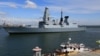 Эсминец Великобритании HMS Defender в порту Одессы. 18 июня 2021.