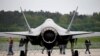 FILE - A Lockheed Martin F-35 aircraft is seen at the ILA Air Show in Berlin, Germany, April 25, 2018. 