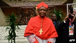Kadinali Fridolin Ambongo, akiwa mjini Kinshasa. Oktoba 5, 2019. 