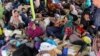 Rohingya refugees are seen resting in Lhokseumawe, Aceh province, Indonesia, Sept. 7, 2020, in this photo taken by Antara Foto/Rahmad/via Reuters.