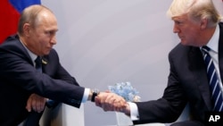 Володимир Путін і Дональд Трамп у Гамбурзі (архівне фото)