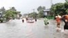 မွန်ပြည်နယ် ရေဘေးကြုံနေစဉ် (ဓာတ်ပုံ-ပြန်ကြားရေးဝန်ကြီးဌာန)