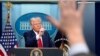 Le président Donald Trump s'exprime dans la salle de presse James Brady à la Maison-Blanche, le jeudi 30 janvier 2025, à Washington. AP / Alex Brandon