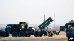 Системи Patriot у Польщі, 25 березня 2022. (AP Photo/Evan Vucci, File)