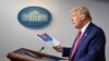 Trump vacuna mascarillas cdc