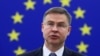 FILE - European Commission Executive Vice President Valdis Dombrovskis, shown here in Strasbourg, France, on June 13, 2023, said on Nov. 21 that a review of development aid to Palestinians found no evidence that any of the money found its way to the Hamas militant group.