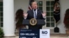 El presidente de Estados Unidos, Donald Trump, habló sobre las investigaciones del fiscal especial Robert Mueller y el Congreso de Estados Unidos sobre él y su gobierno en el Jardín de Rosas de la Casa Blanca el miércoles 22 de mayo del 2019. 