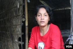 Ol Thida, 34, the mother of the two sisters who were raped and murdered on October 17, 2018. (Sun Narin/VOA Khmer)