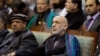 Afghan President Hamid Karzai attends the last day of the Loya Jirga, in Kabul, Nov. 24, 2013. 
