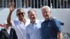 Antigos Presidentes Barack Obama, George W. Bush e Bill Clinton, 28 Setembro 2017