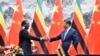 Muutngamiri wenyika VaEmmerson Mnangagwa nemtungamiri weChina Va Xi Jinping