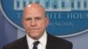 FILE - National Security Adviser H.R. McMaster speaks during a daily press briefing at the White House in Washington, Nov. 2, 2017.