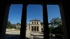 FILE - The Occidental College campus is seen in Los Angeles, July 27, 2023.