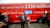 Former London Mayor Boris Johnson speaks at the launch of the Vote Leave bus campaign in Truro, May 11, 2016, in favor of Britain leaving the European Union.