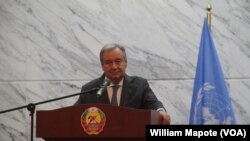 Katibu mkuu wa umoja wa mataifa António Guterres