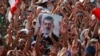 Supporters of ousted President Mohammed Morsi protest in Nasr City, Cairo, Egypt, July 9, 2013. 