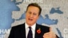 Firai Ministan BIrtaniya David Cameron,Chatham House in London, Nov. 10, 2015. 