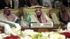 King Salman of Saudi Arabia, center, attends the closing session of the 36th Gulf Cooperation Council Summit in Riyadh, Dec. 10, 2015. The Islamic State has ratcheted up a propaganda campaign against the Gulf kingdom’s ruling family, denouncing them for siding with the U.S.-led coalition against the jihadists and urging followers to oust them.