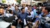 FILE: Cambodia's Prime Minister Hun Sen speaks to the media after registering for next year's local elections, in Kandal province, Cambodia September 1, 2016. (REUTERS/Samrang Pring)
