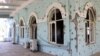Bullet holes are seen on the wall of a mosque at an Afghan military base where Taliban attackers last week killed scores of soldiers in Mazar-i-Sharif, northern Afghanistan, April 25, 2017.