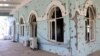 Bullet holes are seen on the wall of a mosque at an Afghan military base where Taliban attackers last week killed scores of soldiers in Mazar-i-Sharif, northern Afghanistan, April 25, 2017.