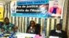 Les défenseurs des droits de l’homme en conférence de presse sur l’affaire Paul Chouta, le 2 septembre 2020 à Yaoundé. (VOA/Emmanuel Jules Ntap)
