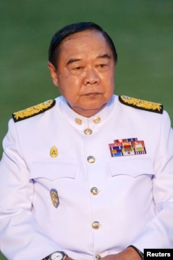 FILE - Thai Defense Minister Prawit Wongsuwan.