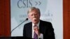 FILE - Former National Security Adviser John Bolton gestures while speaking at the Center for Strategic and International Studies in Washington, Sept. 30, 2019.
