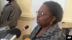 Candida Celeste da Silva, governadora da Provícia do Namibe