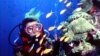 This undated file photo shows a diver off Australia's coast.