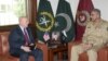 U.S. National Security Adviser H.R. McMaster meets with Pakistan army chief Gen Qamar Javed Bajwa, April 17.