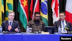 Waziri wa mambo ya nje wa Marekani Antony Blinken akishiriki mkutano wa nchi za Caribbean nchini Jamaica, Machi 11, 2024. Picha ya Reuters