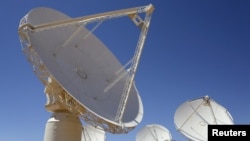 Dishes from the Australia Square Kilometre Array Pathfinder are seen at Murchison, Western Australia, October 5, 2012. 
