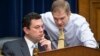 House Oversight and Government Reform Committee Chairman Rep. Jason Chaffetz, R-Utah, left, confers with committee member Rep. Jim Jordan, R-Ohio, on Capitol Hill in Washington, on Dec. 17, 2015. 