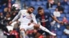 Christopher Nkunku, à droite, en duel avec Amien Saman Ghoddos lors du match entre le le PSG et Amiens, France, le 20 octobre 2018