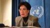 The director-general of the World Health Organization WHO , Margaret Chan , speaks during a news conference in Geneva, October 20, 2015. 