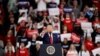 FILE - President Donald Trump speaks during a campaign rally in Hershey, Pennsylvania, Dec. 10, 2019.
