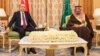 Turkish President Recep Tayyip Erdogan (L) and Saudi King Salman bin Abdul Aziz Al Saud pose for a photo during their meeting in Riyadh, Saudi Arabia, in this picture released, Dec. 29, 2015 by the office of the Saudi Press Agency.