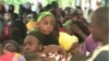 FILE - Children on the streets asking for education and to be spared from the separatist war, Aug. 31, 2019, in Bamenda, Cameroon. (Moki Kindzeka/VOA) 