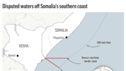 Ramani ya Somalia na nchi jirani yake